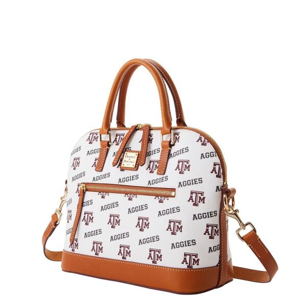 Dooney & Bourke Collegiate Texas Achr(38)M University Domed Zip - TEXAS A&M - Picture 2 of 4